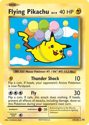 Flying Pikachu (110/108) [XY: Evolutions] - Trinity Hobby