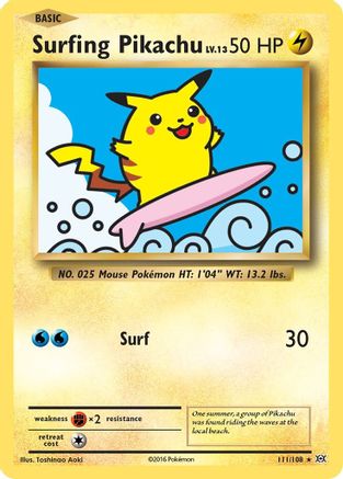 Surfing Pikachu (111/108) [XY: Evolutions] - Trinity Hobby