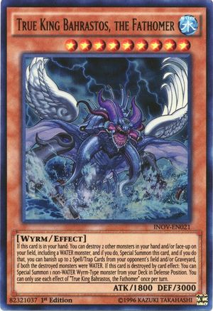 True King Bahrastos, the Fathomer [INOV-EN021] Ultra Rare - Trinity Hobby