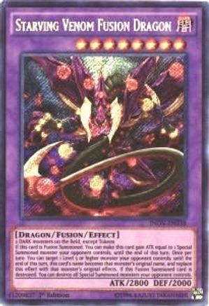 Starving Venom Fusion Dragon [INOV-EN038] Secret Rare - Trinity Hobby