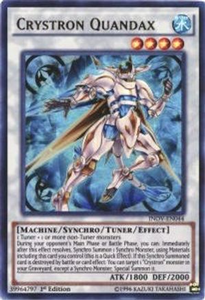 Crystron Quandax [INOV-EN044] Ultra Rare - Trinity Hobby