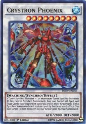 Crystron Phoenix [INOV-EN046] Ultra Rare - Trinity Hobby