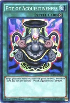 Pot of Acquisitiveness [INOV-EN065] Super Rare - Trinity Hobby