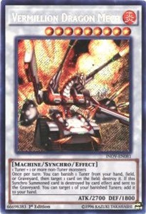 Vermillion Dragon Mech [INOV-EN081] Secret Rare - Trinity Hobby