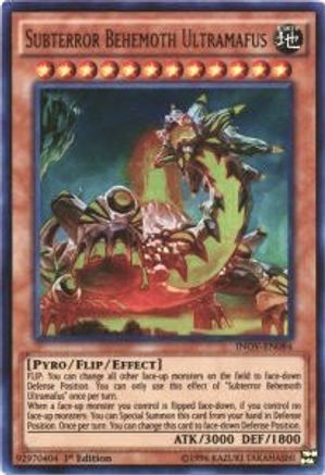 Subterror Behemoth Ultramafus [INOV-EN084] Ultra Rare - Trinity Hobby