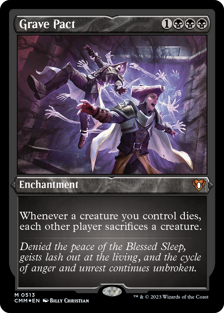 Grave Pact (Foil Etched) [Commander Masters] - Trinity Hobby