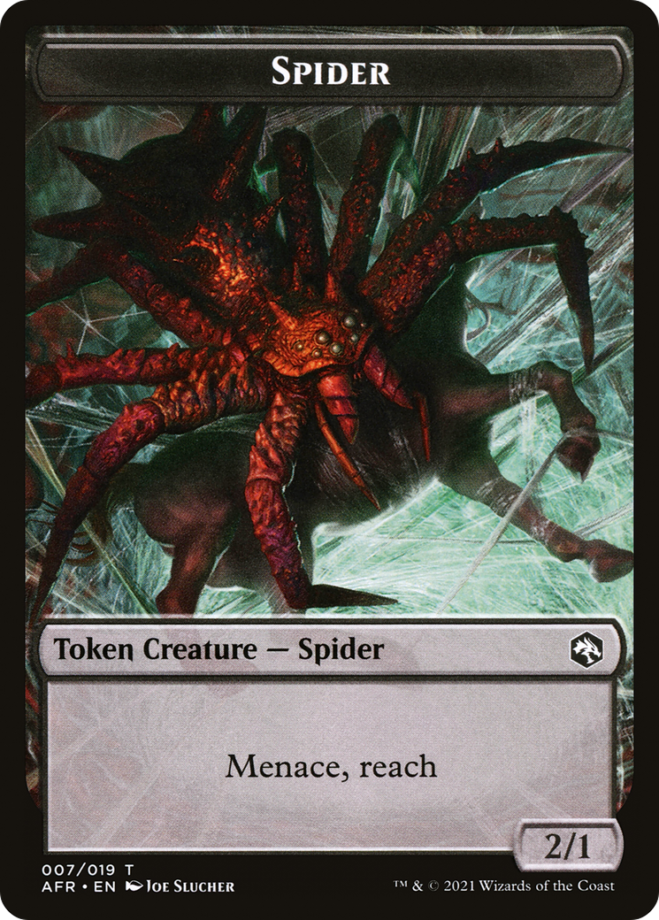 Spider Token  (AFR-007) - [Adventures in the Forgotten Realms Tokens] - Trinity Hobby