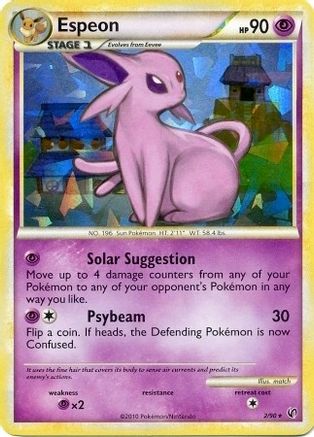 Espeon (2/90) (Cracked Ice Holo) (Theme Deck Exclusive) [HeartGold & SoulSilver: Unleashed] - Trinity Hobby