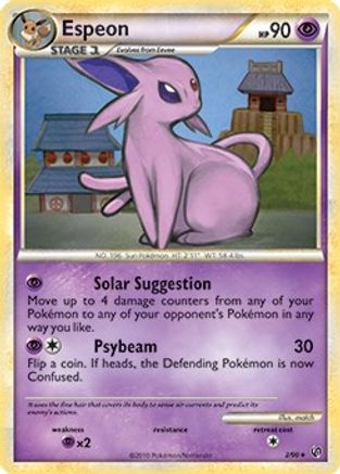 Espeon (2/90) (Theme Deck Exclusive) [HeartGold & SoulSilver: Undaunted] - Trinity Hobby