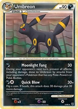Umbreon (10/90) (Theme Deck Exclusive) [HeartGold & SoulSilver: Undaunted] - Trinity Hobby