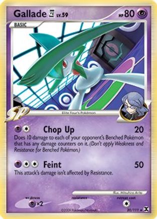 Gallade (20/111) (Theme Deck Exclusive) [Platinum: Rising Rivals] - Trinity Hobby