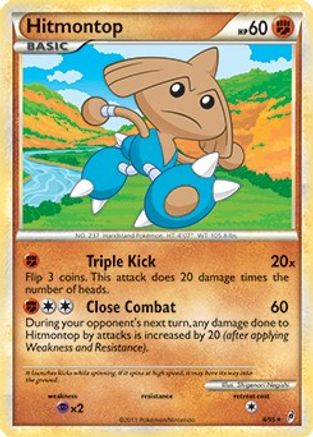 Hitmontop (8/95) (Theme Deck Exclusive) [HeartGold & SoulSilver: Call of Legends] - Trinity Hobby