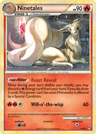 Ninetales (17/95) (Theme Deck Exclusive) [HeartGold & SoulSilver: Call of Legends] - Trinity Hobby