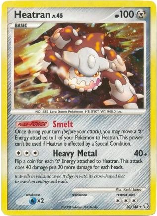 Heatran (30/146) (Theme Deck Exclusive) [Diamond & Pearl: Legends Awakened] - Trinity Hobby
