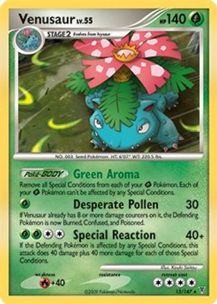 Venusaur (13/147) (Theme Deck Exclusive) [Platinum: Supreme Victors] - Trinity Hobby