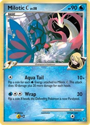 Milotic C (35/147) (Theme Deck Exclusive) [Platinum: Supreme Victors] - Trinity Hobby