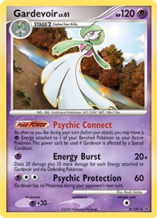 Gardevoir (8/127) (Theme Deck Exclusive) [Platinum: Base Set] - Trinity Hobby