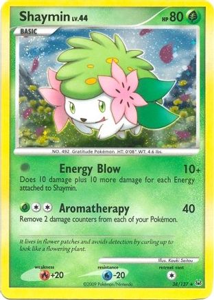 Shaymin (38/127) (Theme Deck Exclusive) [Platinum: Base Set] - Trinity Hobby