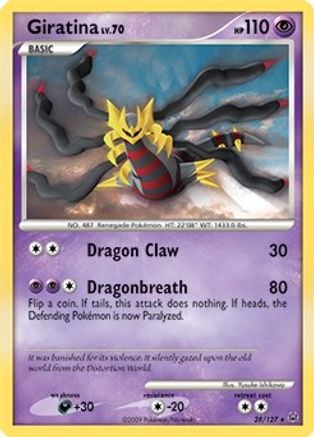 Giratina (28/127) (Theme Deck Exclusive) [Platinum: Base Set] - Trinity Hobby