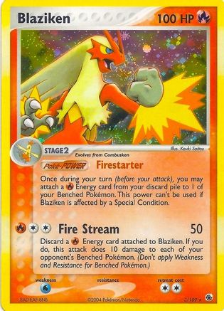 Blaziken (3/109) (Cosmos Holo) [EX: Battle Stadium] - Trinity Hobby