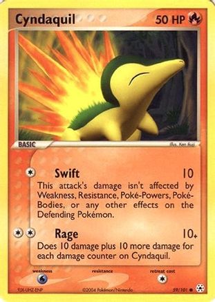 Cyndaquil (59/101) [EX: Battle Stadium] - Trinity Hobby