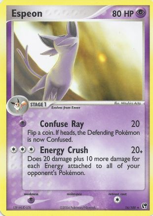 Espeon (16/100) [EX: Battle Stadium] - Trinity Hobby
