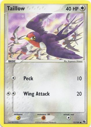 Taillow (72/109) [EX: Battle Stadium] - Trinity Hobby