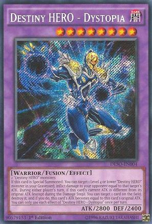 Destiny HERO - Dystopia [DESO-EN004] Secret Rare - Trinity Hobby