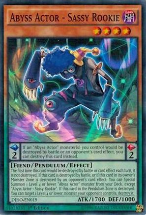 Abyss Actor - Sassy Rookie [DESO-EN019] Super Rare - Trinity Hobby