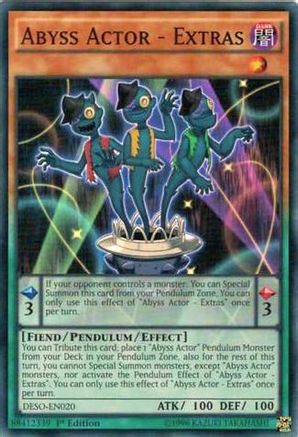 Abyss Actor - Extras [DESO-EN020] Super Rare - Trinity Hobby