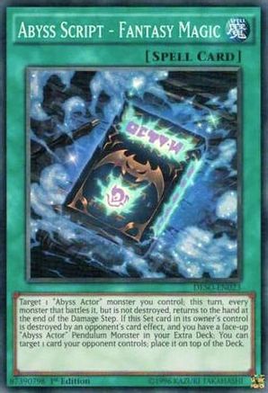Abyss Script - Fantasy Magic [DESO-EN023] Super Rare - Trinity Hobby