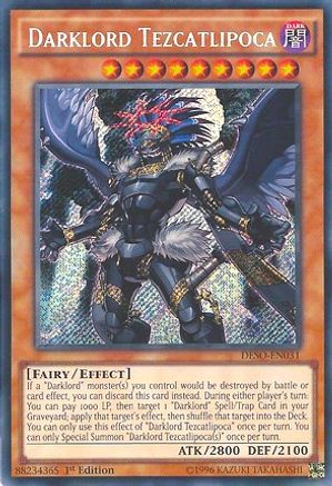 Darklord Tezcatlipoca [DESO-EN031] Secret Rare - Trinity Hobby