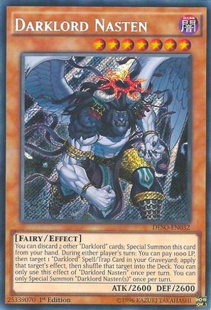 Darklord Nasten [DESO-EN032] Secret Rare - Trinity Hobby