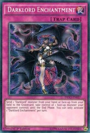 Darklord Enchantment [DESO-EN037] Secret Rare - Trinity Hobby