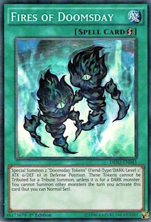 Fires of Doomsday [DESO-EN043] Super Rare - Trinity Hobby
