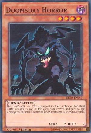 Doomsday Horror [DESO-EN049] Super Rare - Trinity Hobby