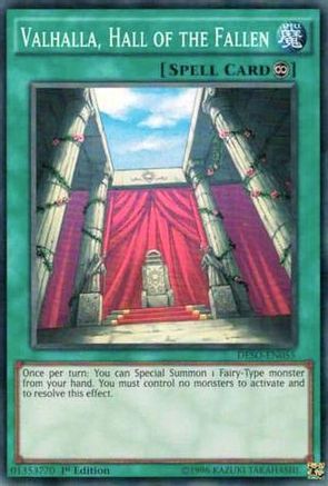 Valhalla, Hall of the Fallen [DESO-EN055] Super Rare - Trinity Hobby
