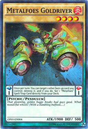 Metalfoes Goldriver [OP03-EN004] Super Rare - Trinity Hobby