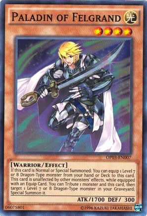 Paladin of Felgrand [OP03-EN007] Super Rare - Trinity Hobby