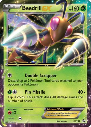 Beedrill EX (XY157) [XY: Black Star Promos] - Trinity Hobby