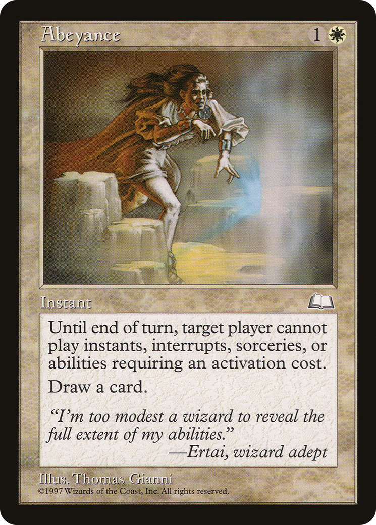 Abeyance [Weatherlight] - Trinity Hobby