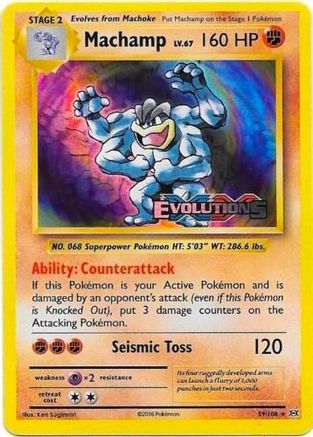 Machamp (59/108) (XY Evolutions Prerelease) [XY: Black Star Promos] - Trinity Hobby