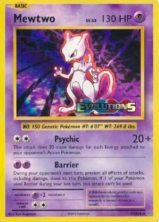 Mewtwo (51/108) (XY Evolutions Prerelease) [XY: Black Star Promos] - Trinity Hobby