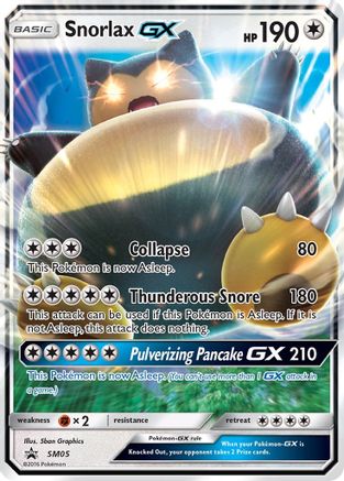 Snorlax GX (SM05) [Sun & Moon: Black Star Promos] - Trinity Hobby