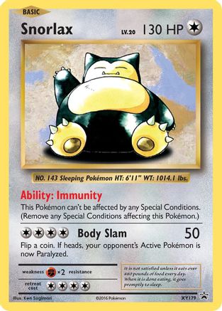 Snorlax (XY179) [XY: Black Star Promos] - Trinity Hobby