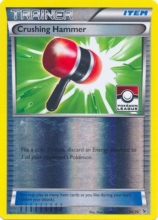 Crushing Hammer (34/39) (League Promo) [XY: Kalos Starter Set] - Trinity Hobby