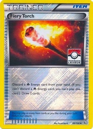 Fiery Torch (89/106) (League Promo) [XY: Flashfire] - Trinity Hobby