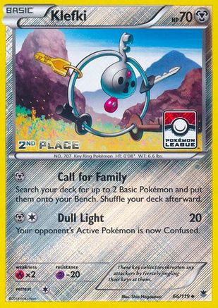 Klefki (66/119) (League Promo 2nd Place) [XY: Phantom Forces] - Trinity Hobby