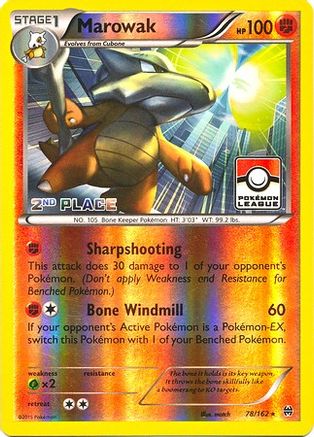 Marowak (78/162) (League Promo 2nd Place) [XY: BREAKthrough] - Trinity Hobby