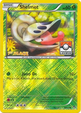 Shelmet (8/111) (League Promo 1st Place) [XY: Furious Fists] - Trinity Hobby